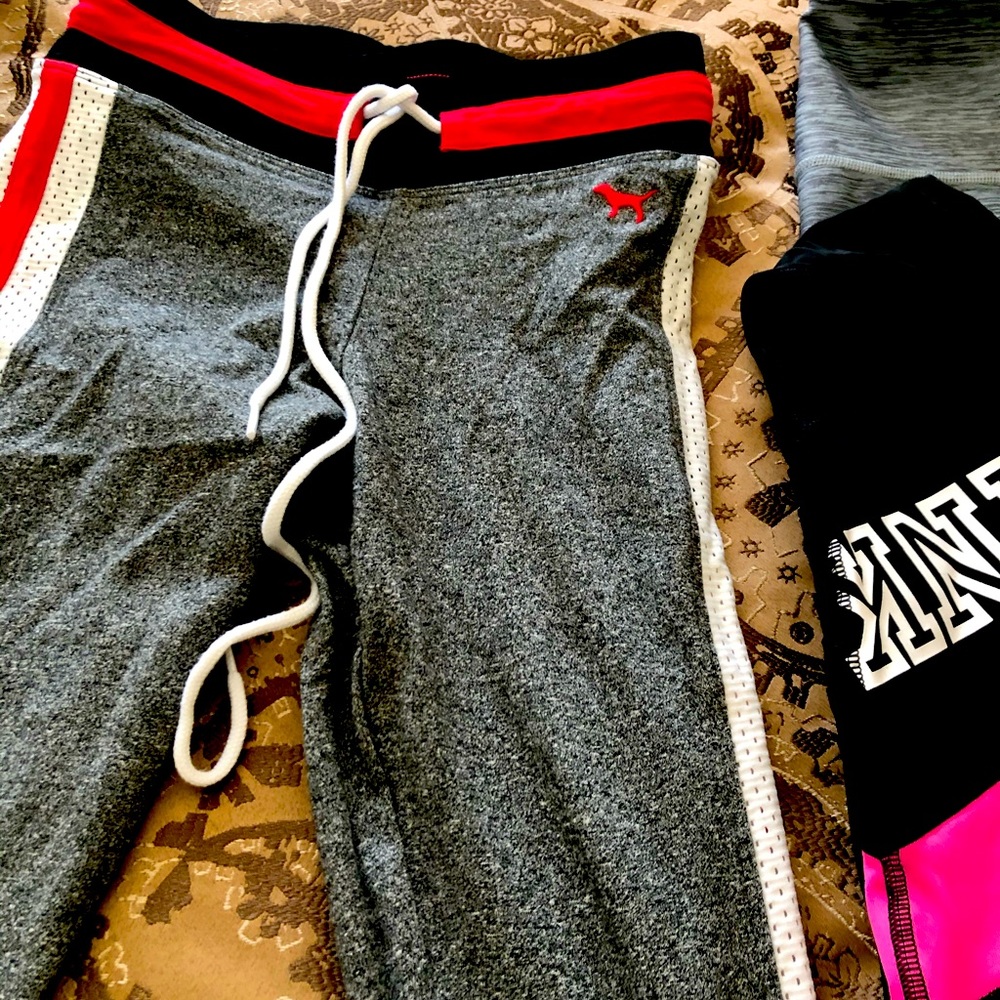 Pink workout pants